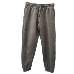 TNA  Cozy Fleece Boyfriend Sweatpant Fleece boyfriend-fit green S